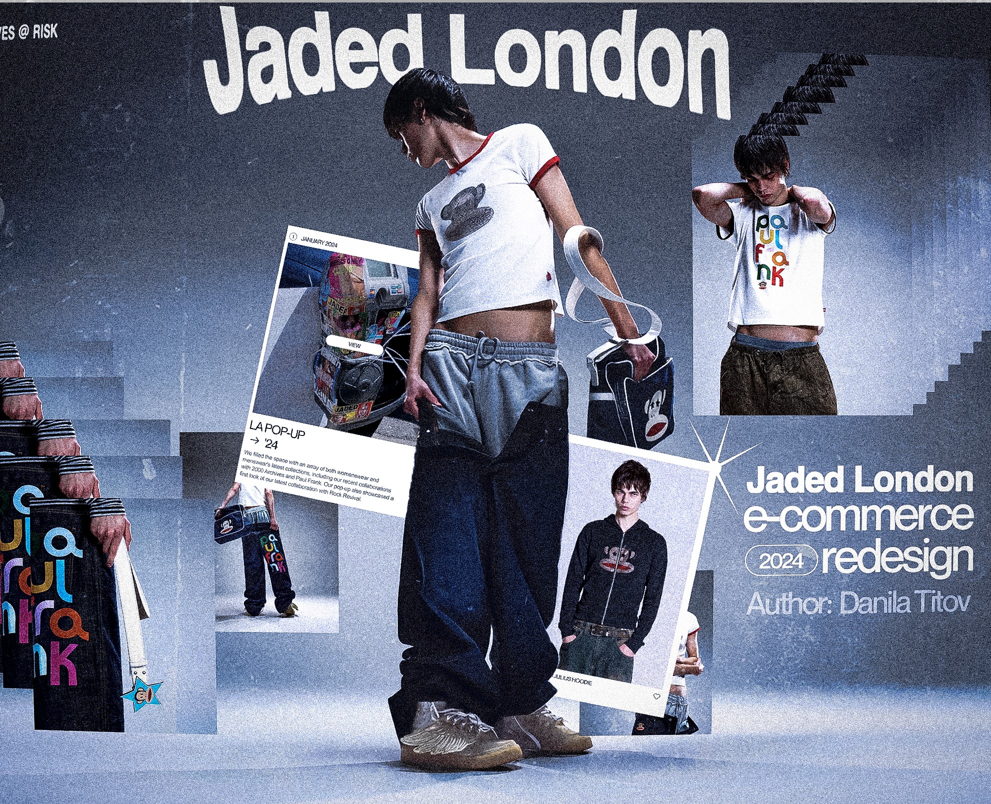 Jaded London | E-Commerce redesign — Интерфейсы, Анимация на Dprofile