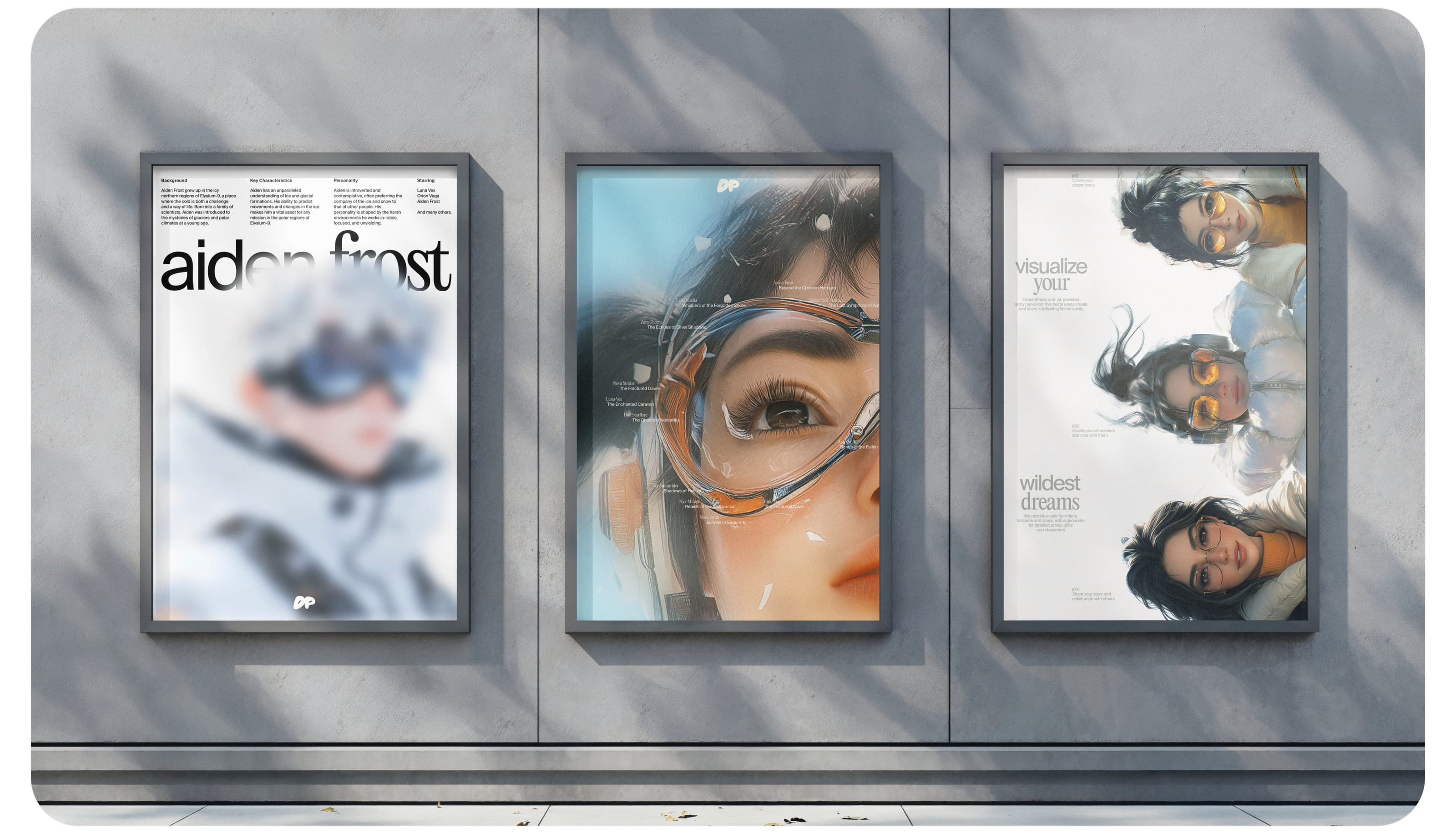 Dreampress AI — Изображение №4 — Интерфейсы, Анимация на Dprofile