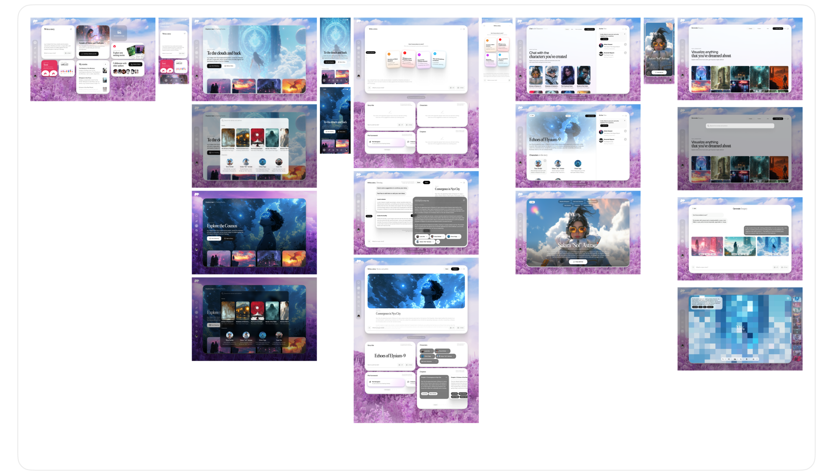 Dreampress AI — Изображение №7 — Интерфейсы, Анимация на Dprofile