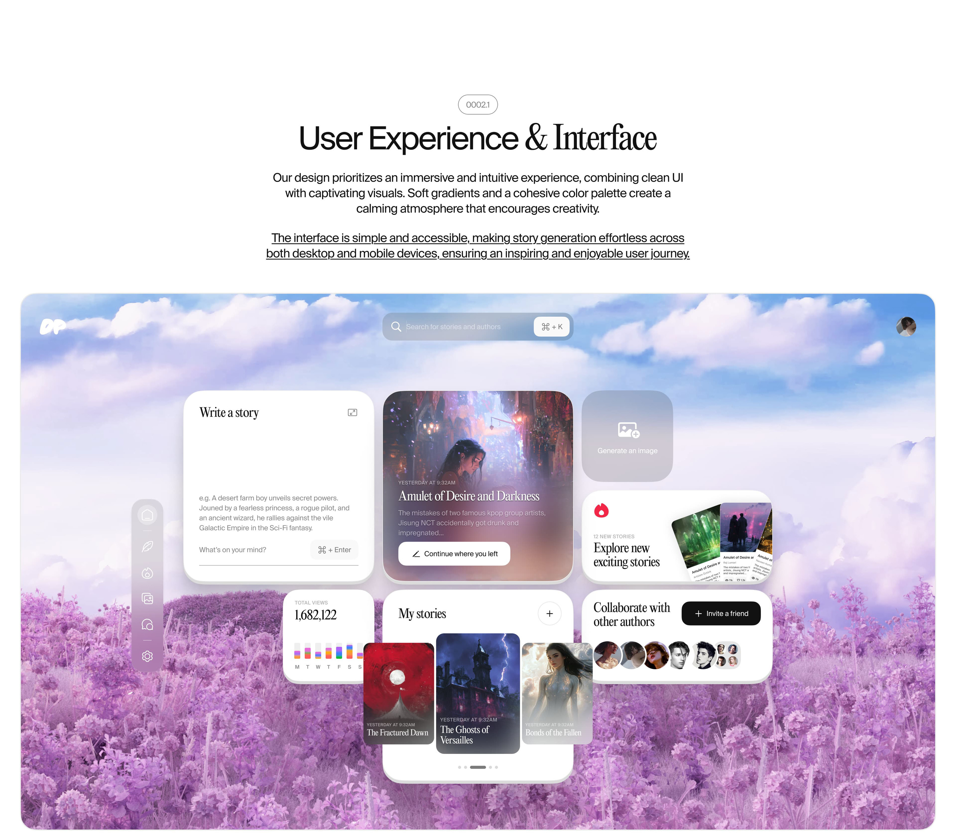 Dreampress AI — Изображение №6 — Интерфейсы, Анимация на Dprofile