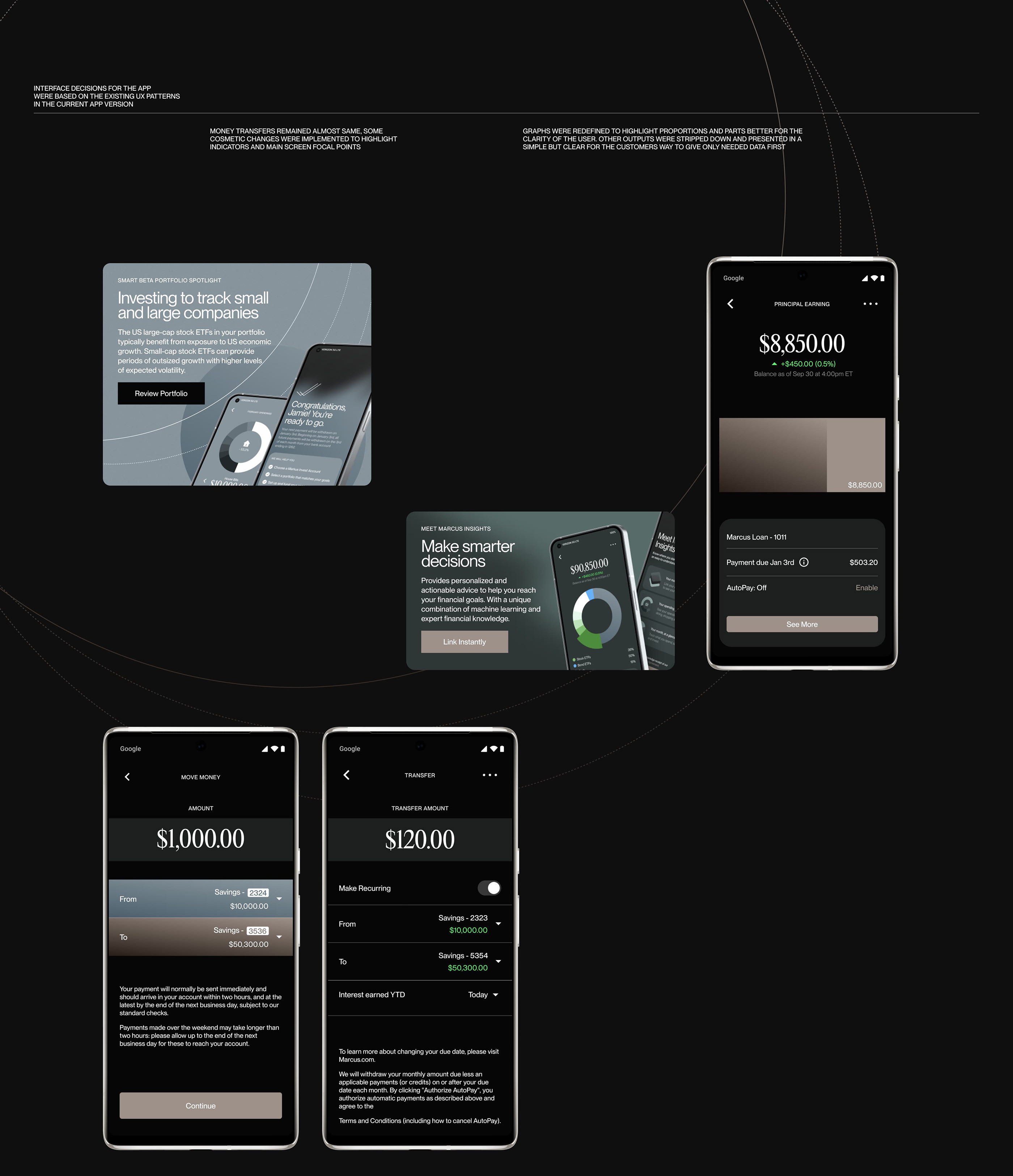 Markus by Goldman Sachs: Branding & UX/UI — Изображение №6 — Интерфейсы, Брендинг на Dprofile