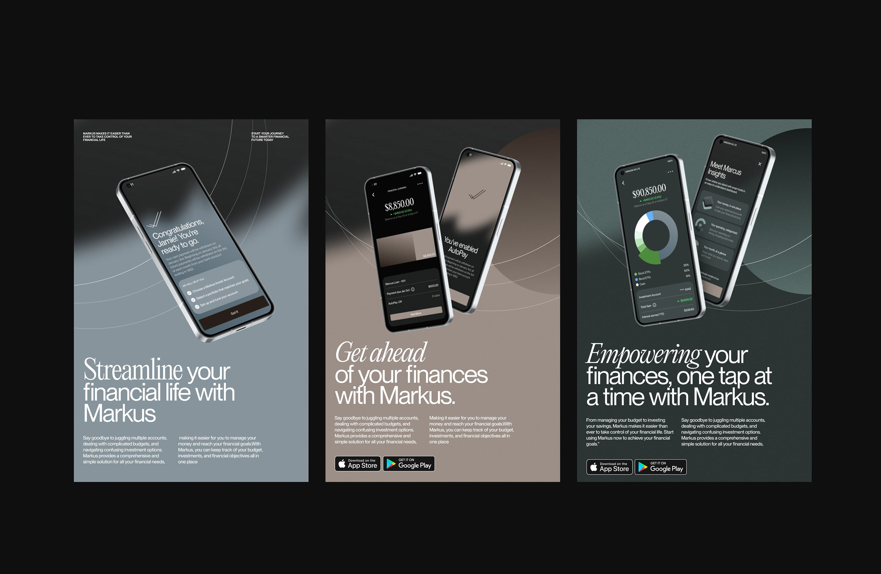 Markus by Goldman Sachs: Branding & UX/UI — Изображение №14 — Интерфейсы, Брендинг на Dprofile