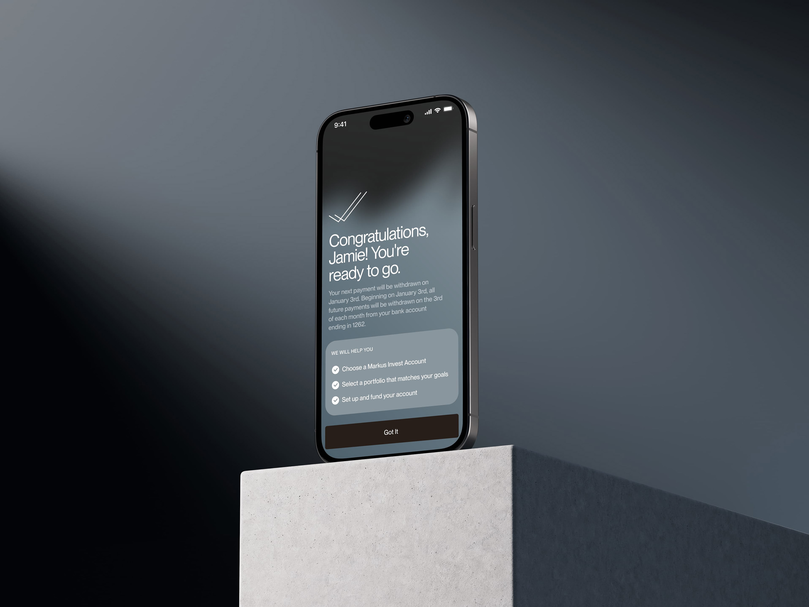 Markus by Goldman Sachs: Branding & UX/UI — Изображение №5 — Интерфейсы, Брендинг на Dprofile