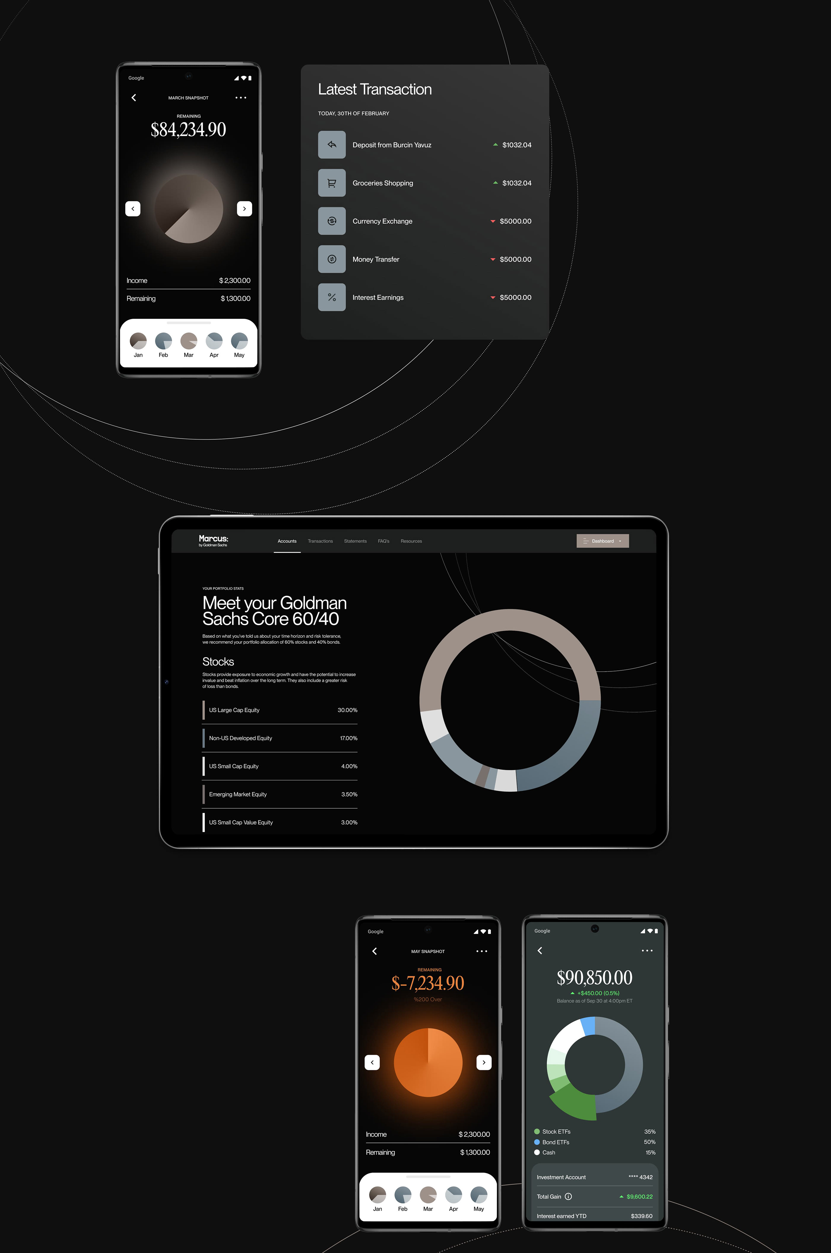 Markus by Goldman Sachs: Branding & UX/UI — Изображение №11 — Интерфейсы, Брендинг на Dprofile