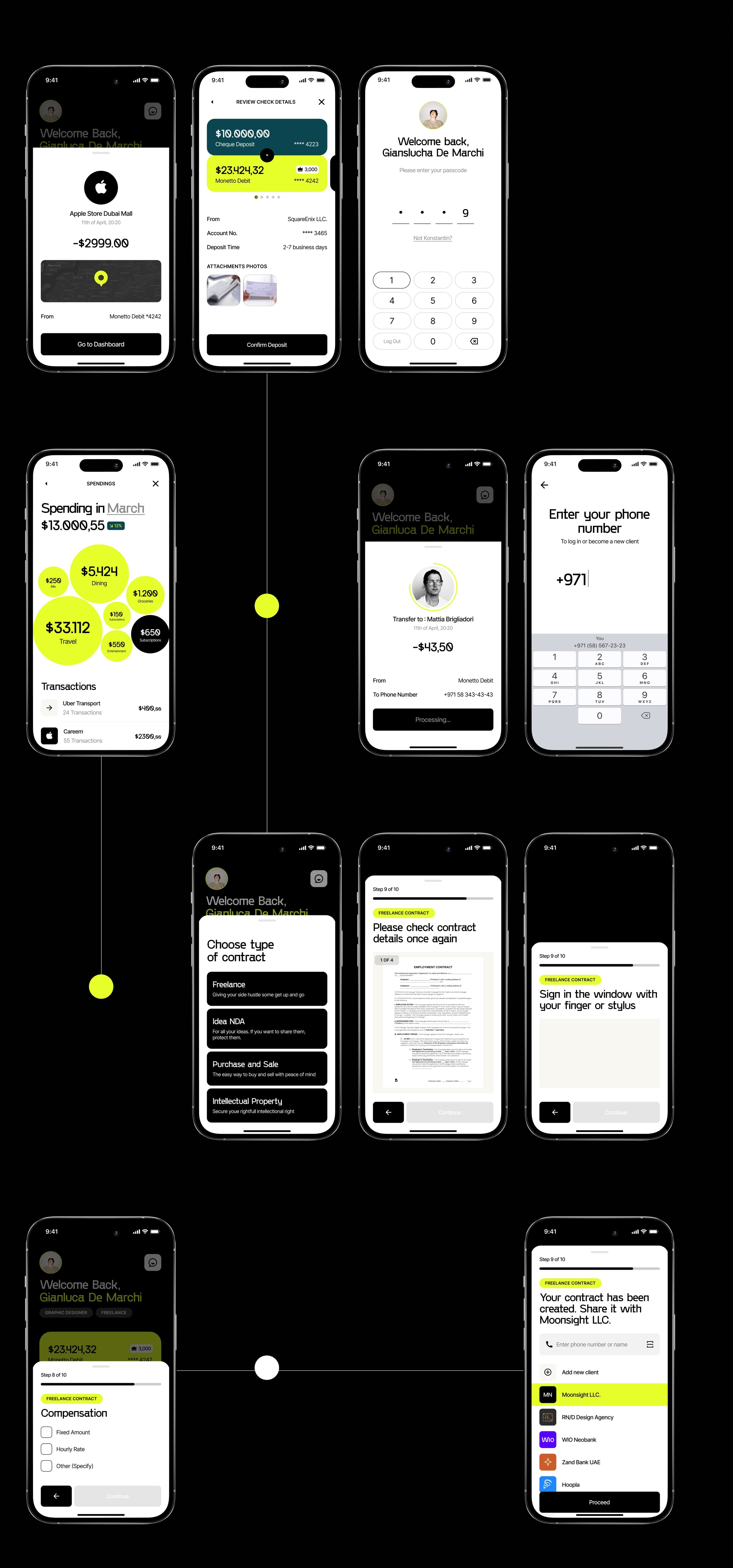 Monetto - Branding & Product Design — Изображение №14 — Интерфейсы, Брендинг на Dprofile