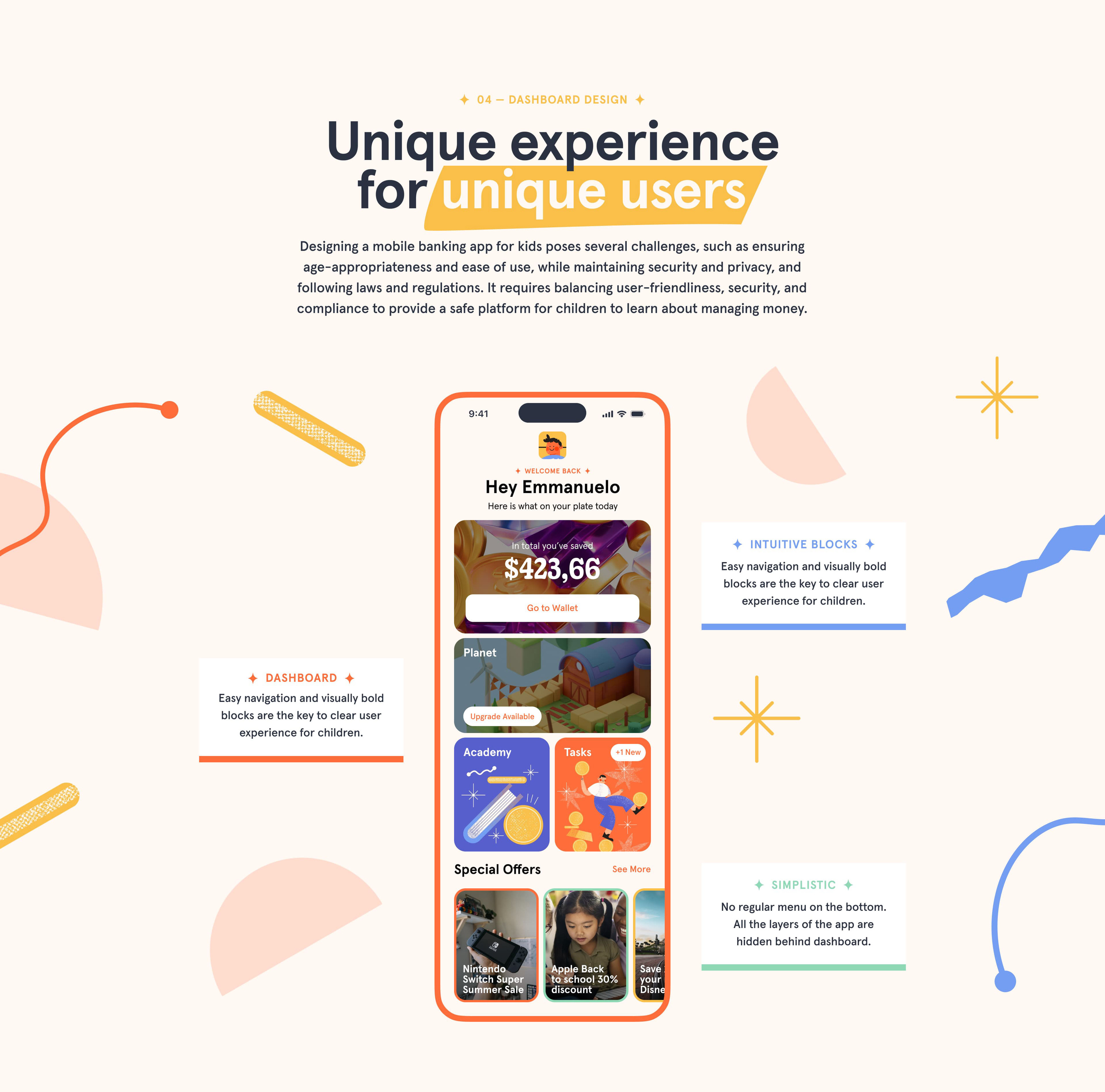 Coinly Child Bank — Branding & UX/UI — Изображение №13 — Интерфейсы, Брендинг на Dprofile