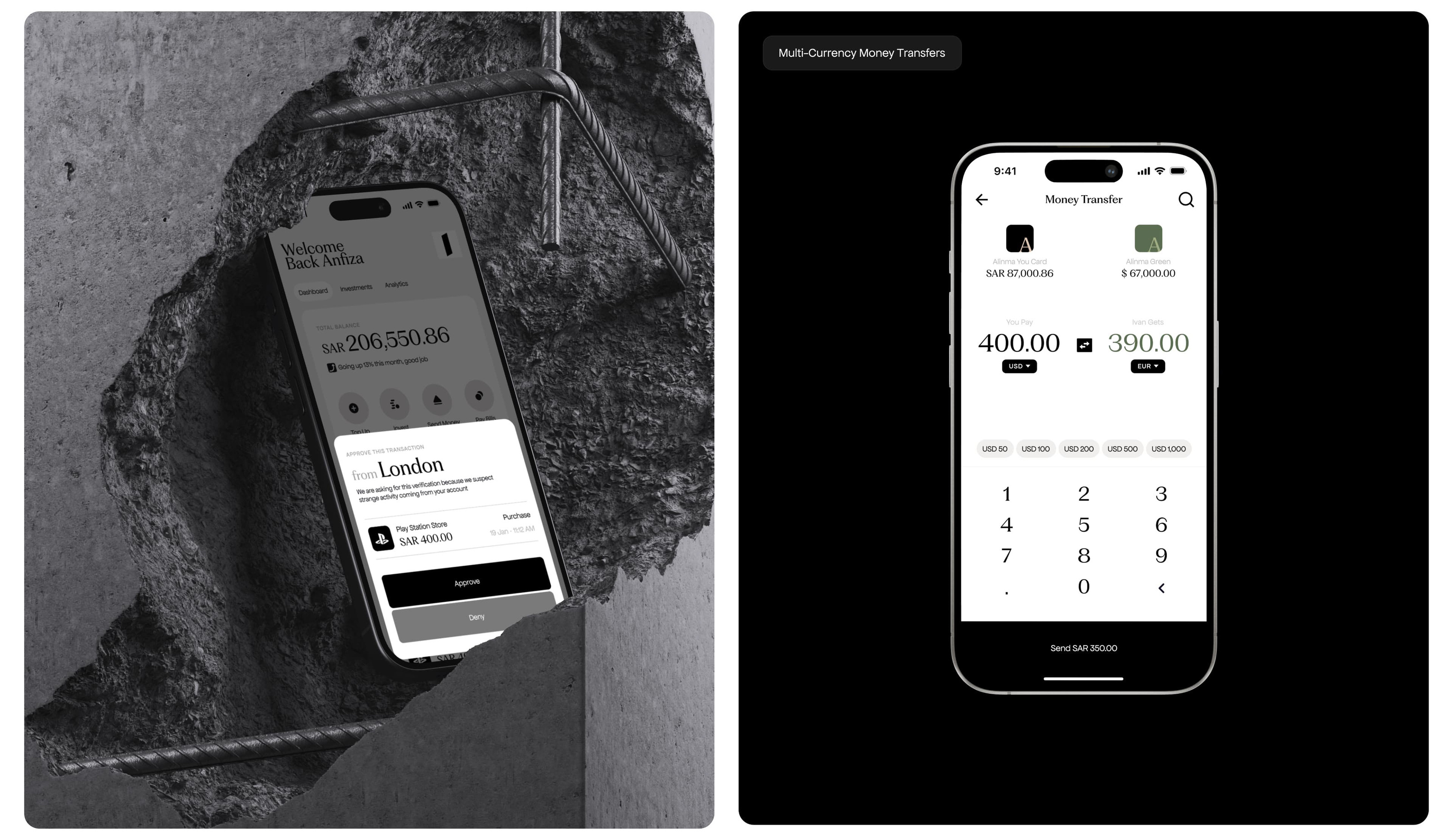 Alinma Bank - Rebranding & Mobile App & Web Design — Изображение №15 — Интерфейсы, Брендинг на Dprofile