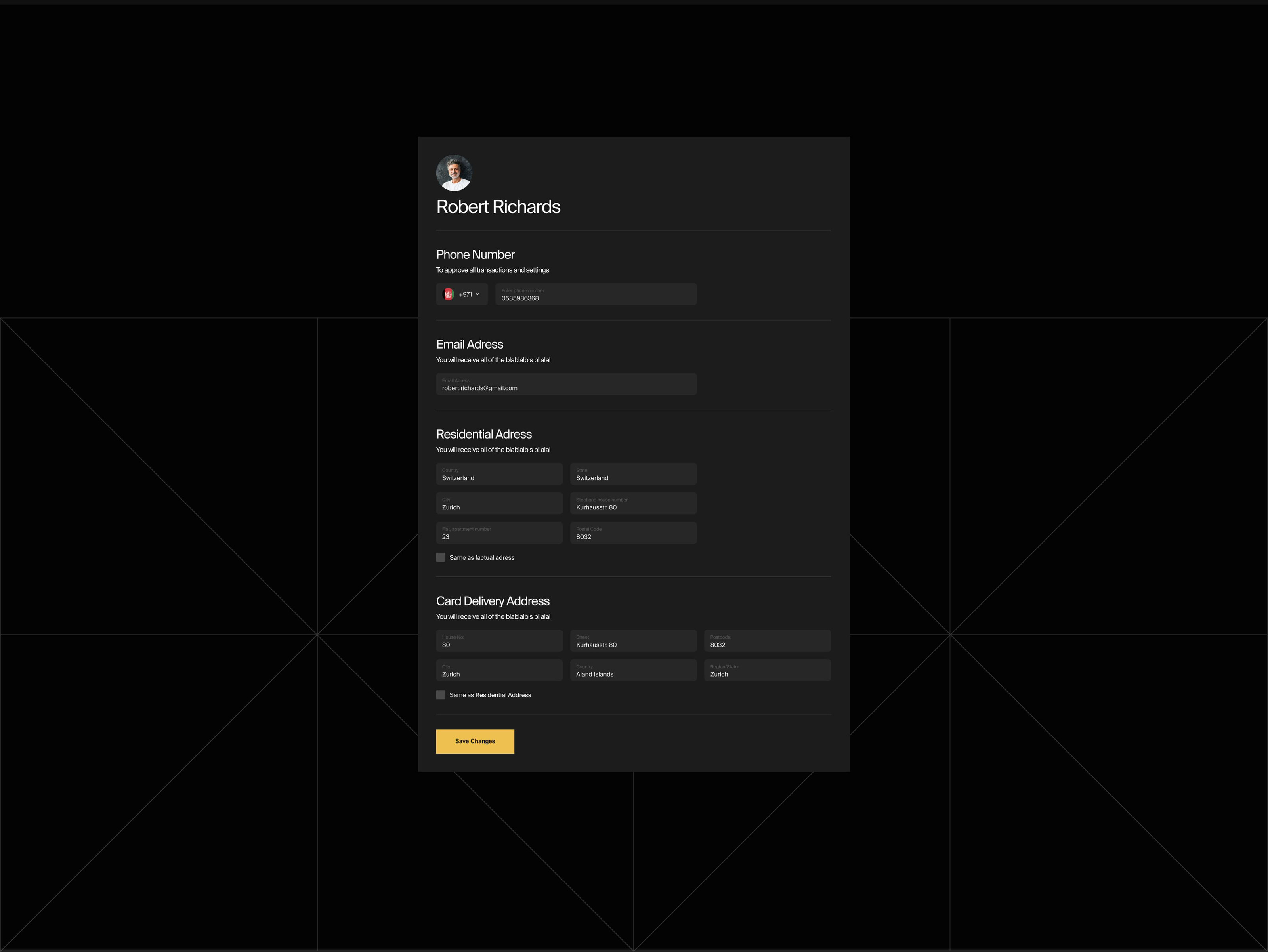 Golden Suisse — Изображение №9 — Интерфейсы, Анимация на Dprofile