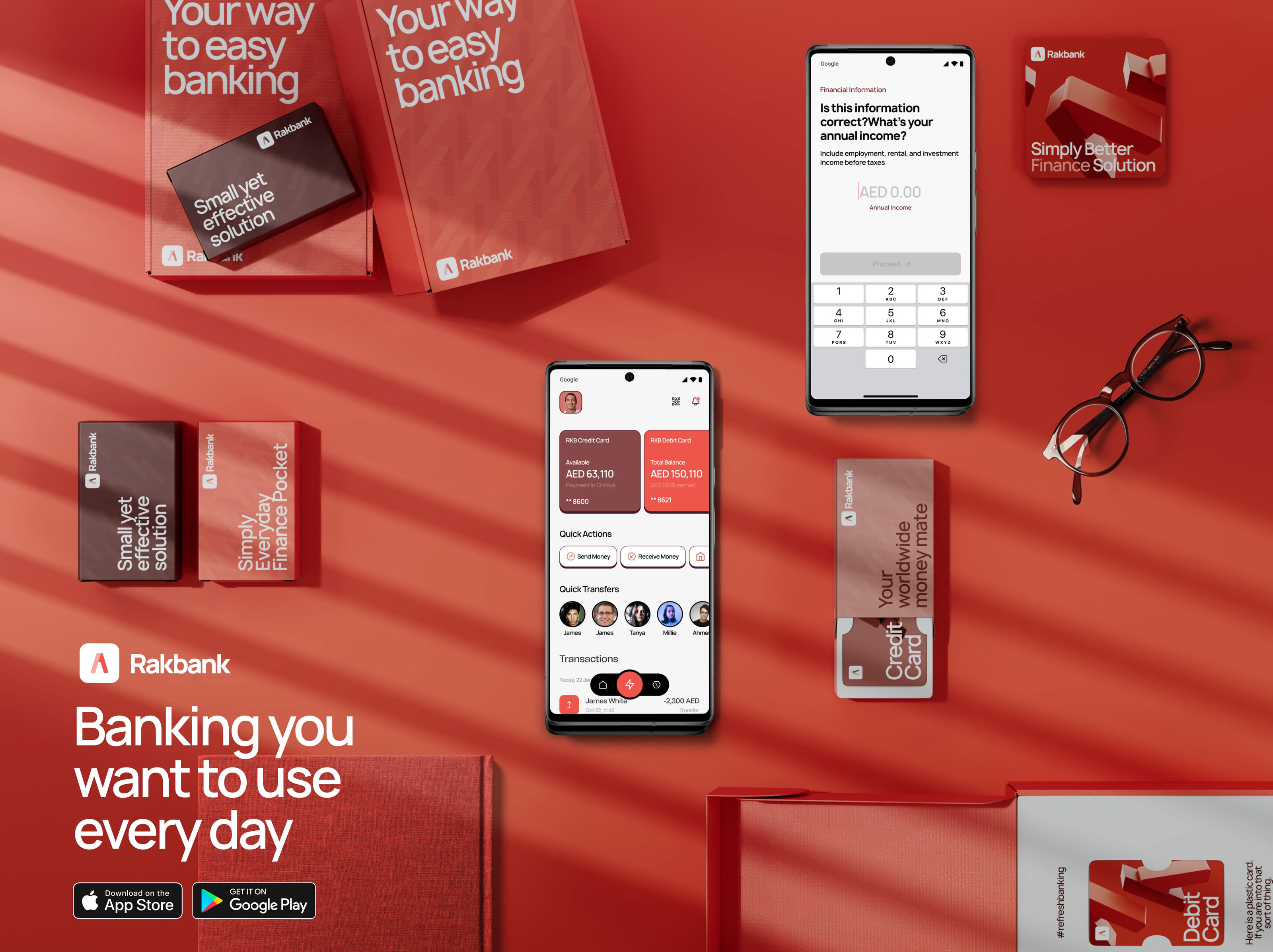 Rakbank — Изображение №1 — Интерфейсы, Брендинг на Dprofile