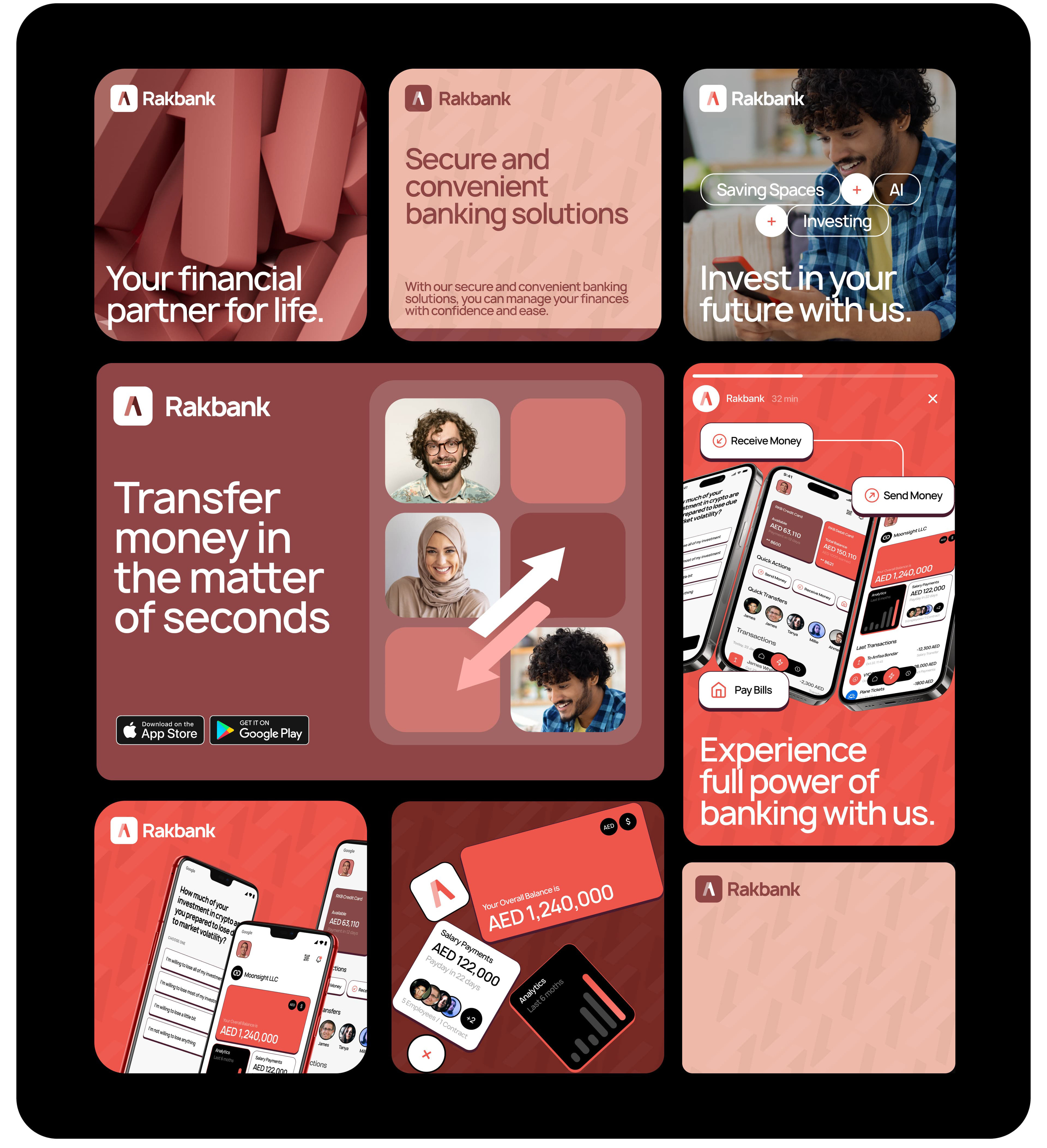 Rakbank — Изображение №7 — Интерфейсы, Брендинг на Dprofile