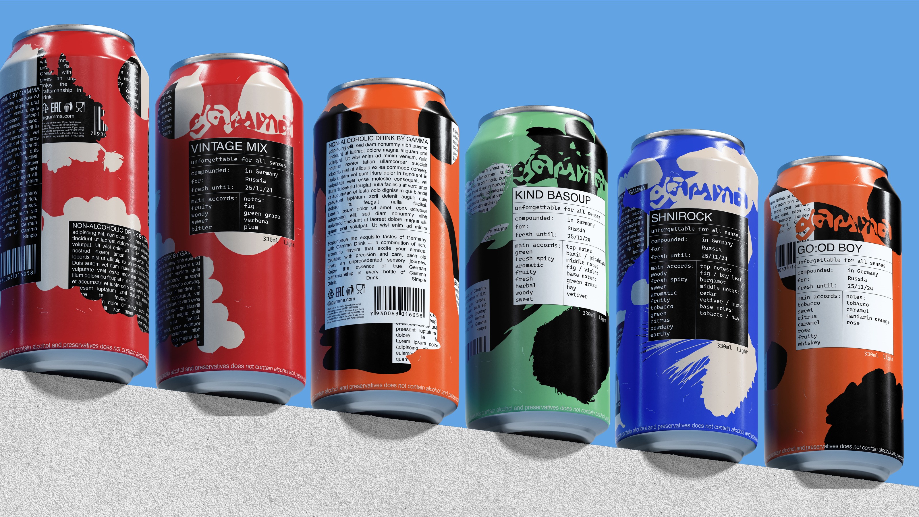 GAMMA — Brand identity and packaging — Изображение №6 — Брендинг на Dprofile