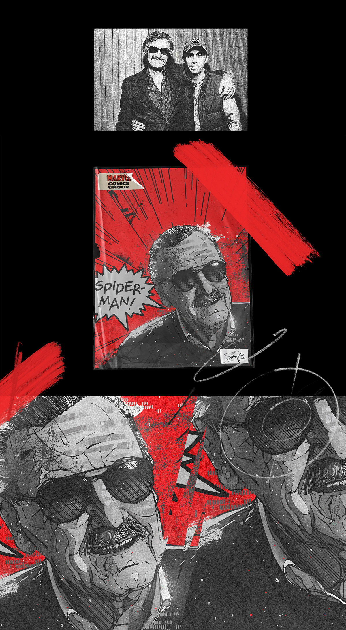 STAN LEE, MARVEL STUDIOS — Изображение №2 — Иллюстрация на Dprofile