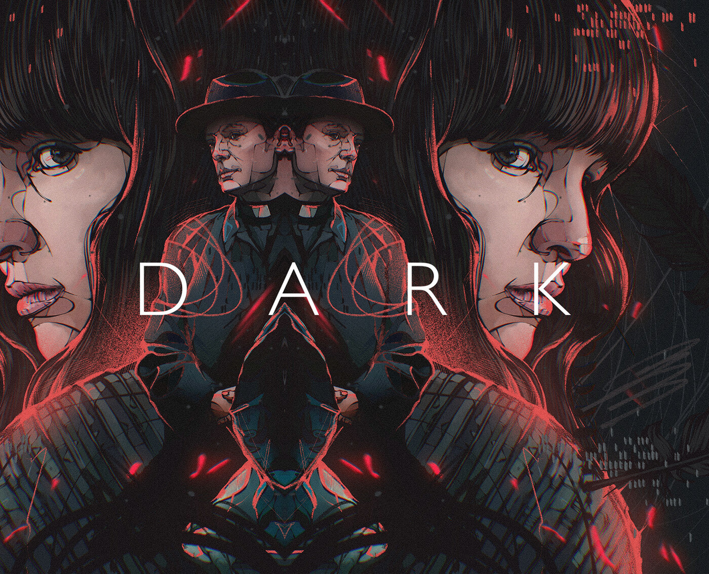 DARK, Netflix. Alternative poster — Изображение №2 — Иллюстрация на Dprofile