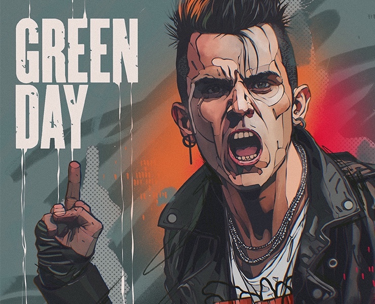 Green Day. Holiday — Иллюстрация на Dprofile