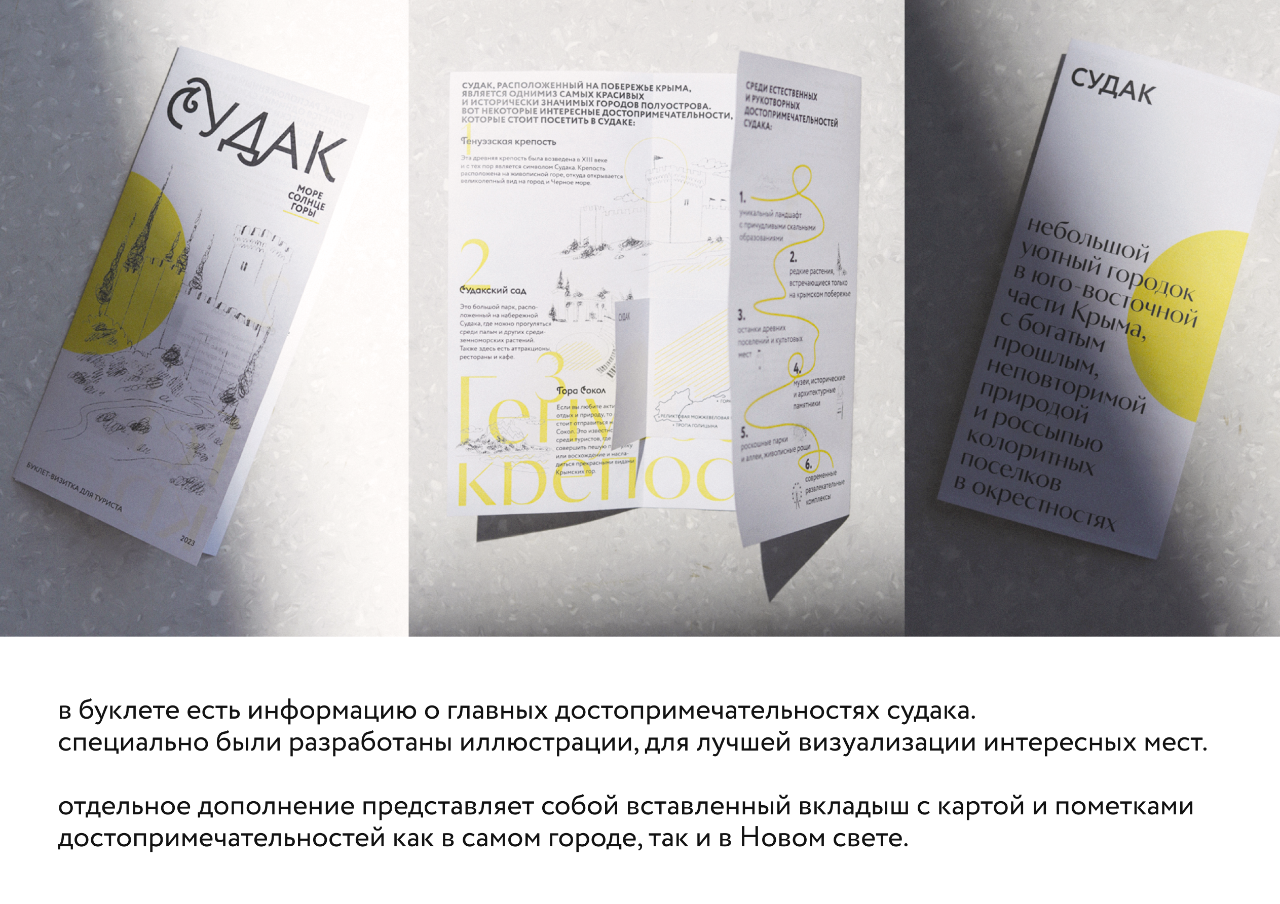 Буклет + постер для города Судак — Изображение №4 — Иллюстрация, Графика на Dprofile