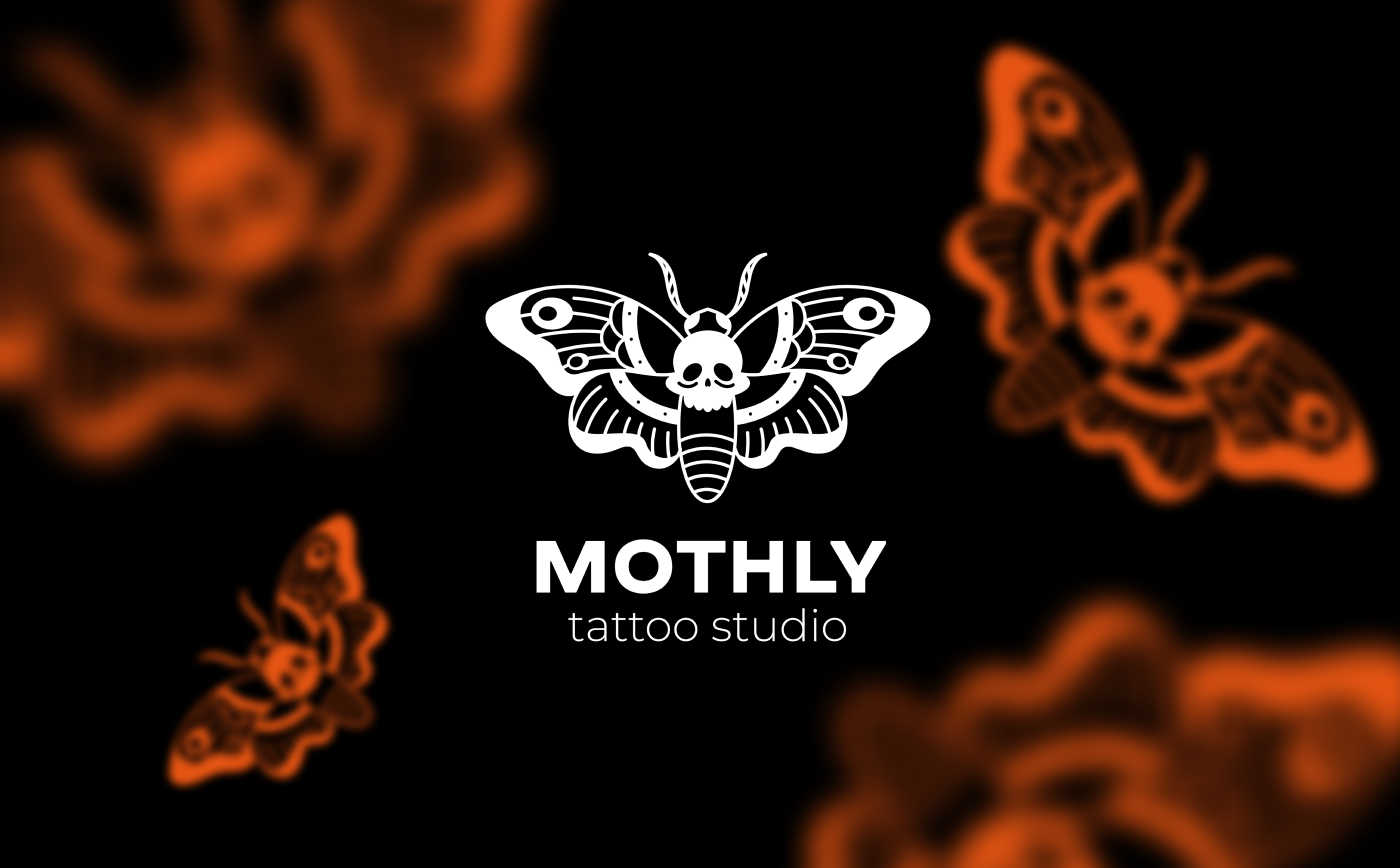 "Mothly" тату-студия — Изображение №1 — Брендинг на Dprofile