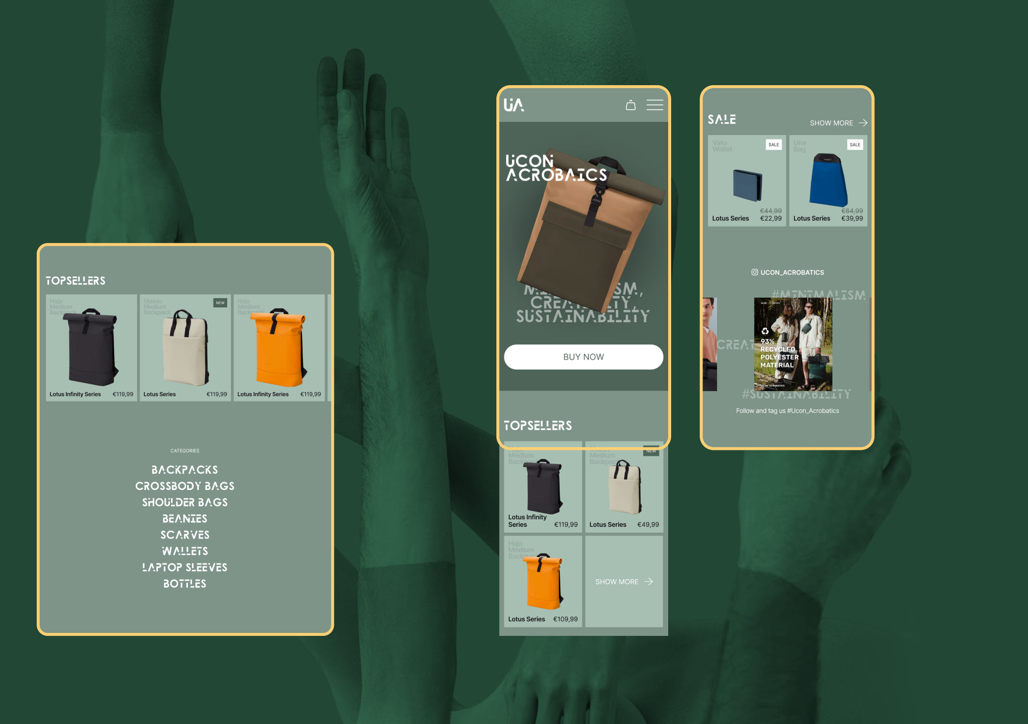 UCON ACROBATICS | E-Commerce redesign — Изображение №3 — Интерфейсы на Dprofile