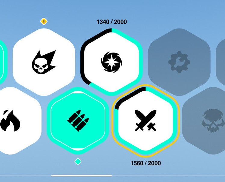 Console game UI concepts на Dprofile