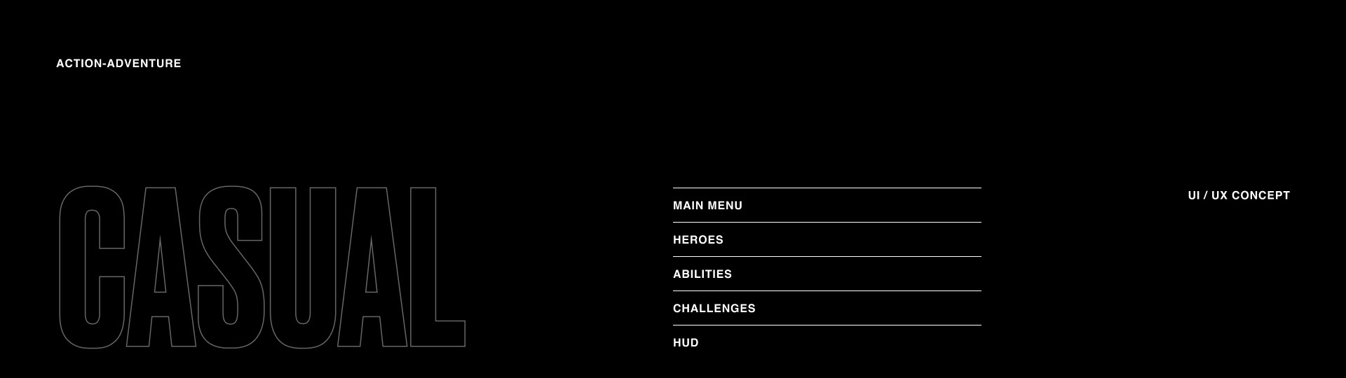 Console game UI concepts — Изображение №2 — Интерфейсы, Графика на Dprofile