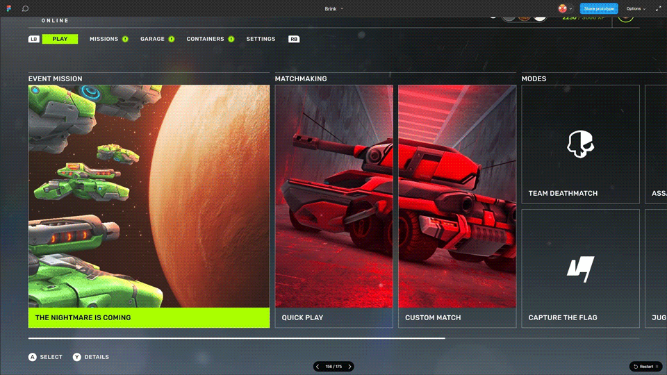 Tanki Online. Reimagined — Изображение №5 — Интерфейсы, Графика на Dprofile