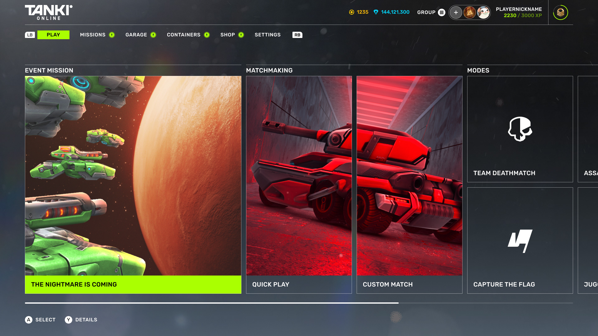 Tanki Online. Reimagined — Изображение №7 — Интерфейсы, Графика на Dprofile
