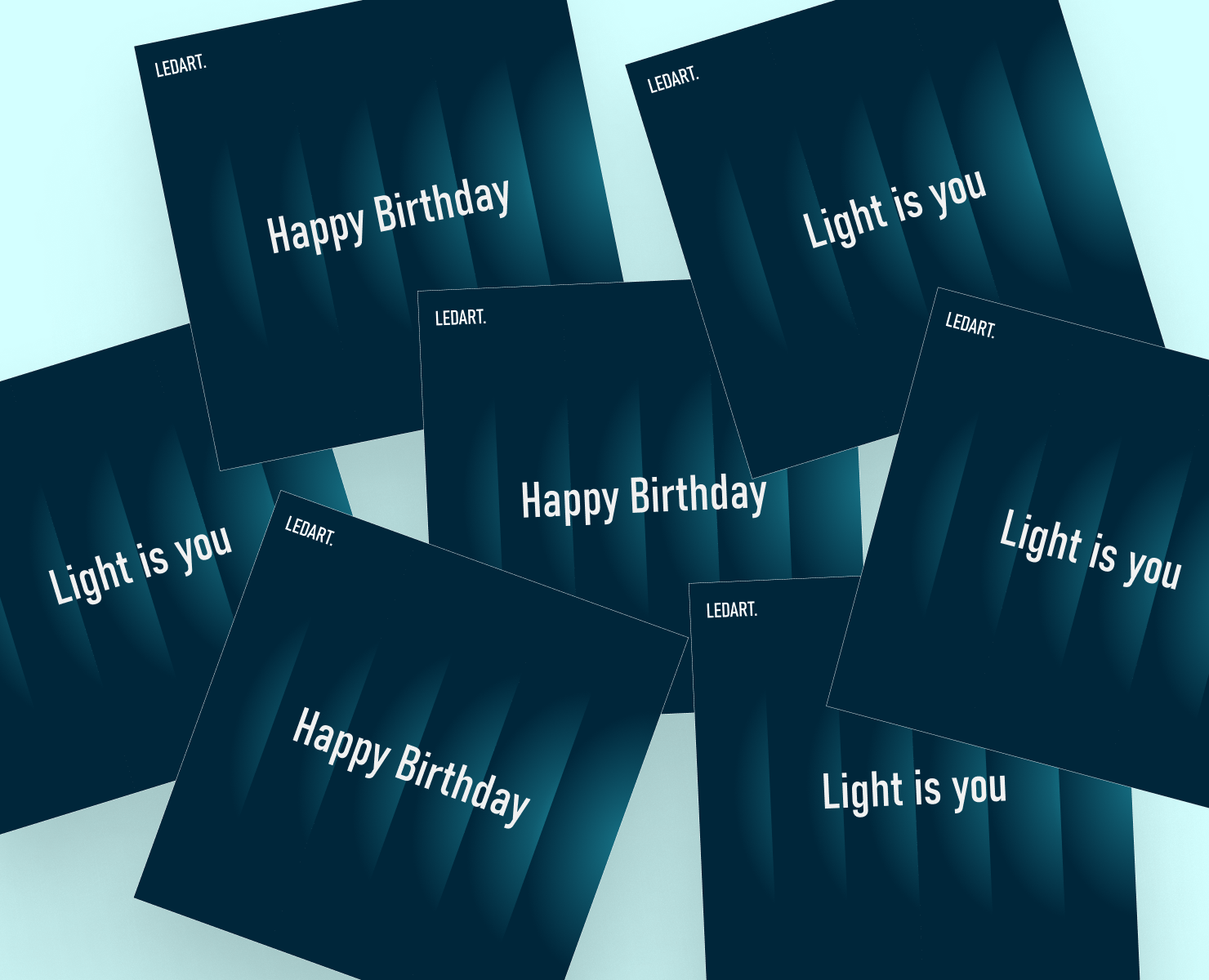 Сards for lighting company — Графика на Dprofile