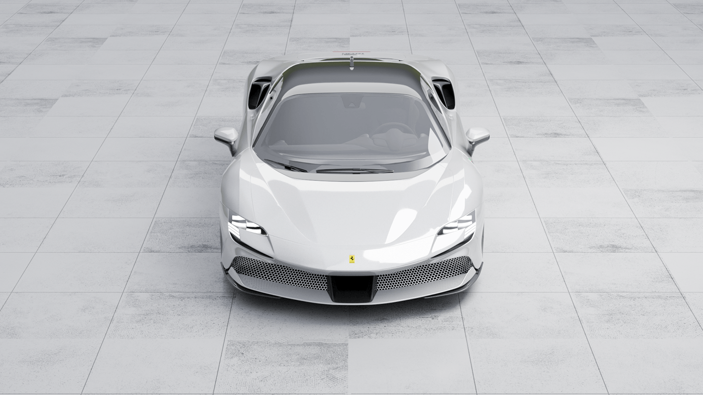 Ferrari SF90 Stradale — Изображение №3 — Графика, 3D на Dprofile
