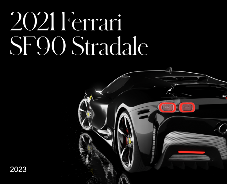 Ferrari SF90 Stradale — Графика, 3D на Dprofile
