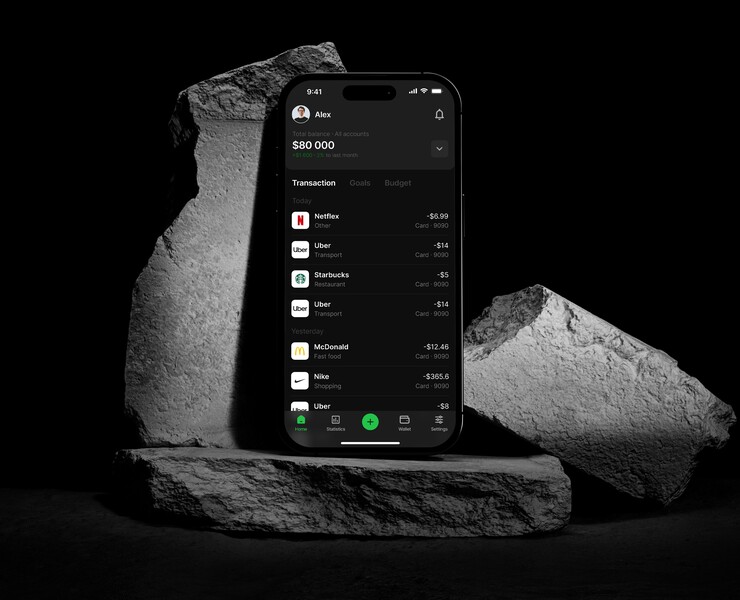 Finance iOS App — Интерфейсы на Dprofile