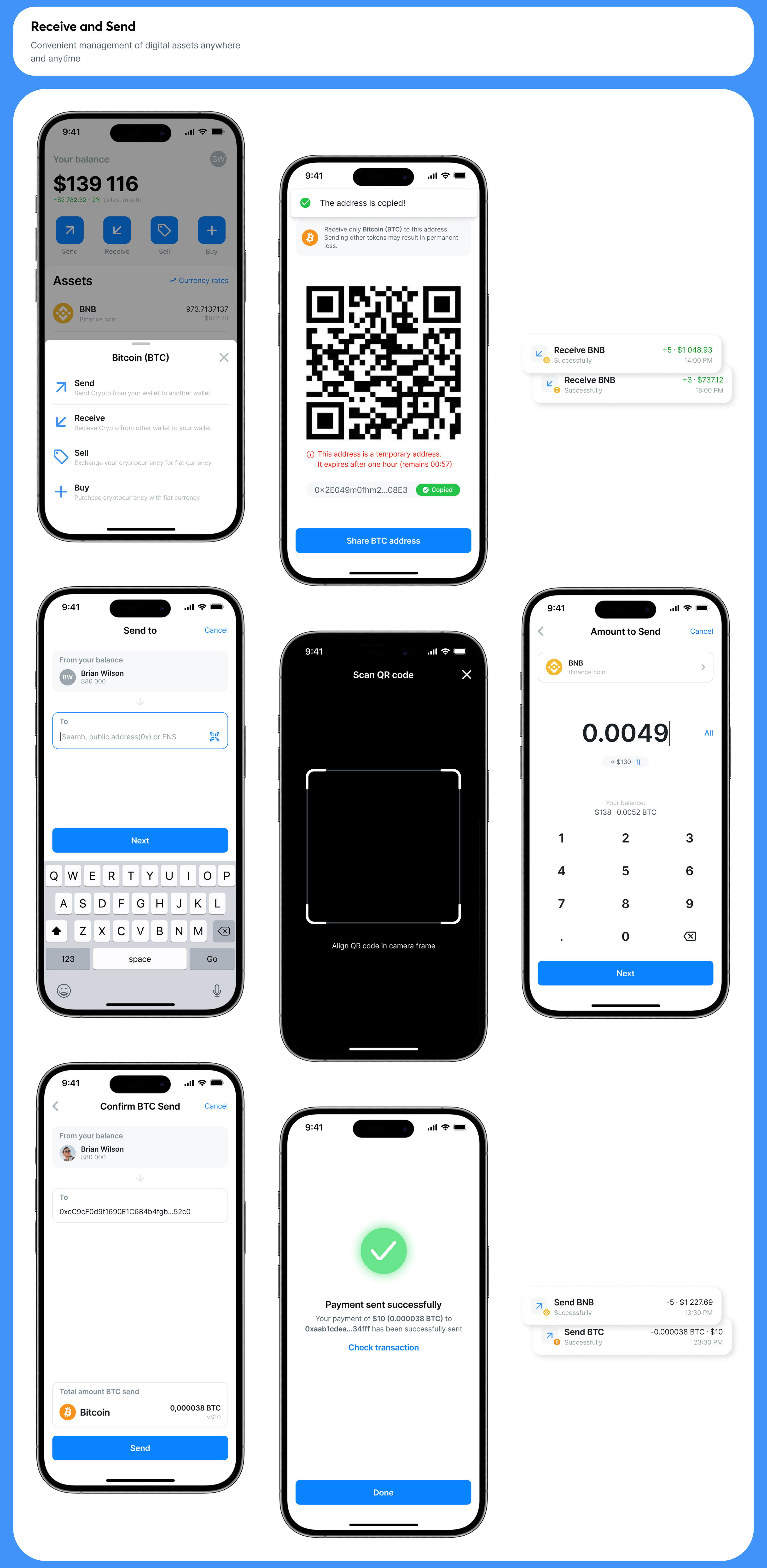 Mobile app design for Pay Coins — Изображение №9 — Интерфейсы на Dprofile