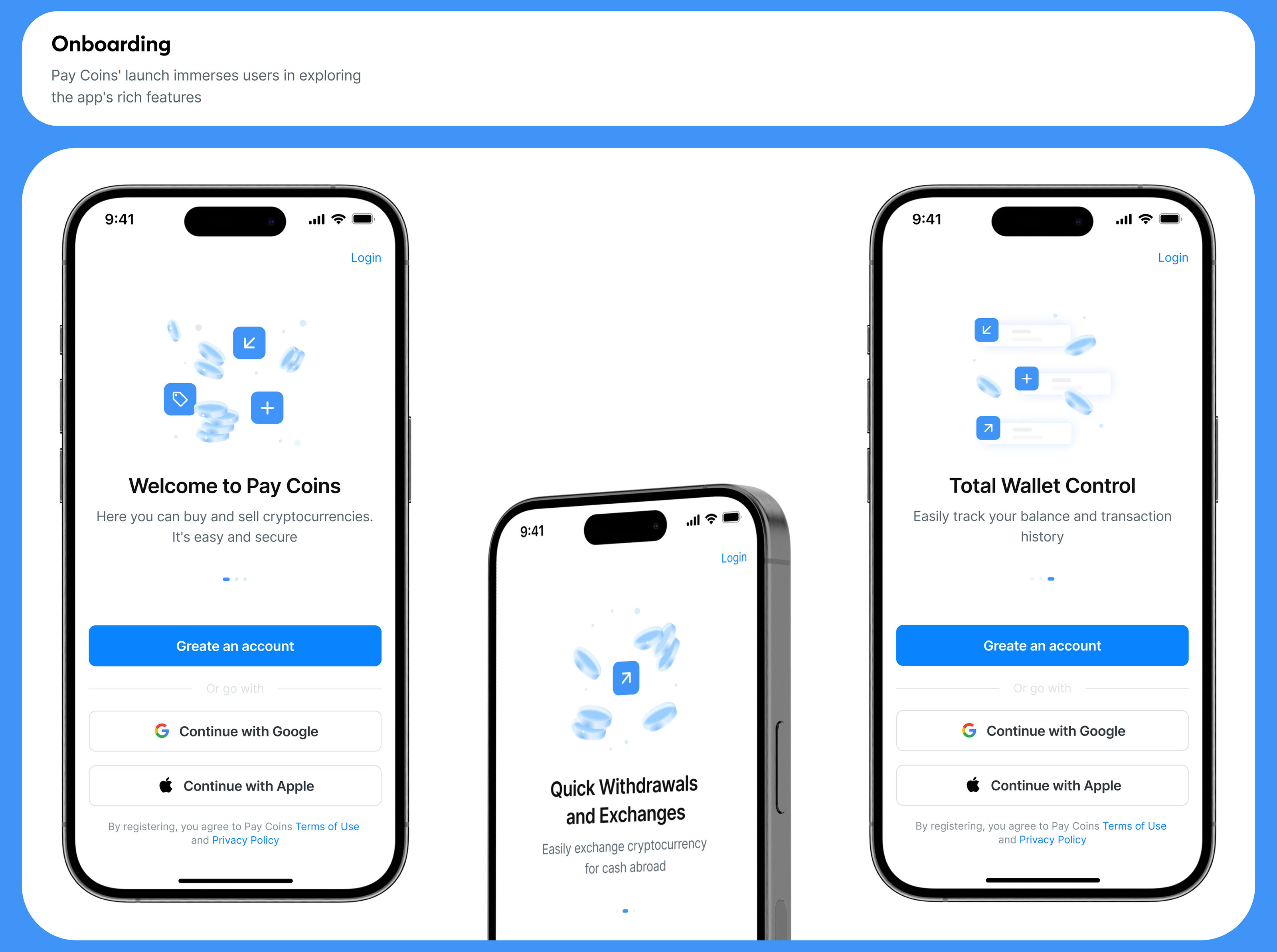 Mobile app design for Pay Coins — Изображение №5 — Интерфейсы на Dprofile
