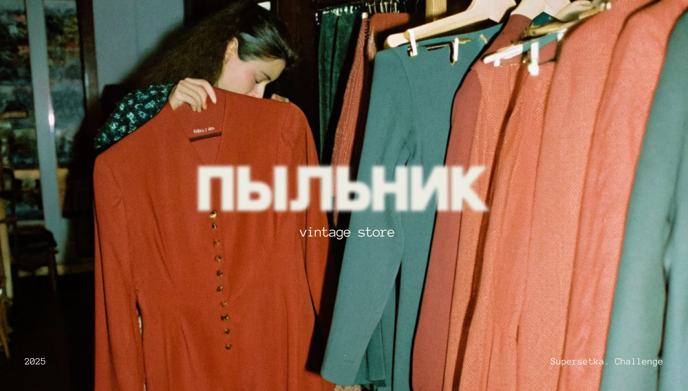 ПЫЛЬНИК — винтажный магазин | vintage store — Изображение №1 — Брендинг на Dprofile