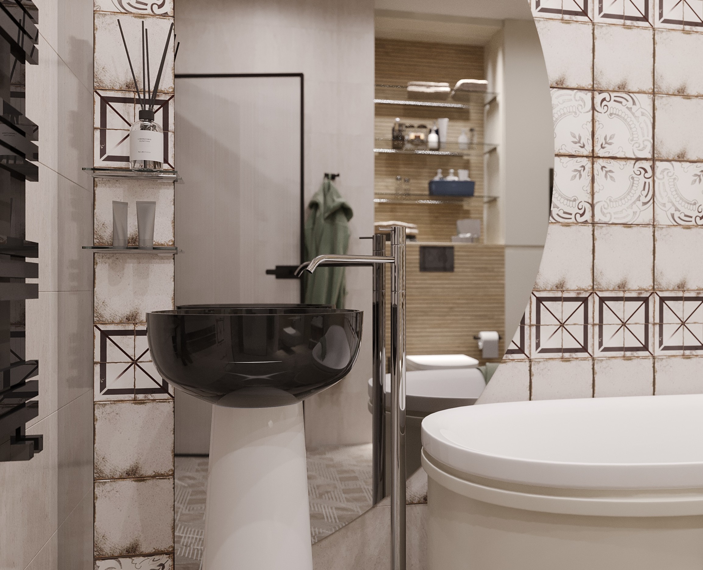 Ванная комната — Иллюстрация, 3D на Dprofile