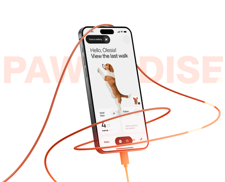 Приложение отеля для животных Pawradise - UX/UI — Интерфейсы на Dprofile