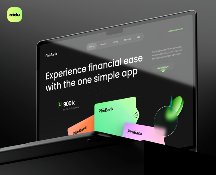 PimBank - UI Design — Интерфейсы на Dprofile