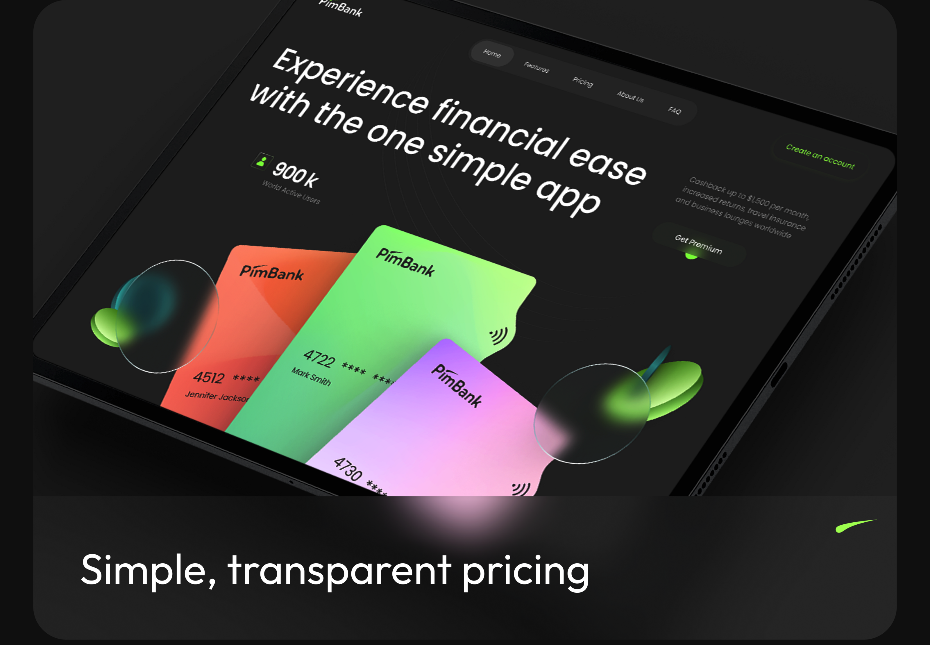 PimBank - UI Design — Изображение №4 — Интерфейсы на Dprofile