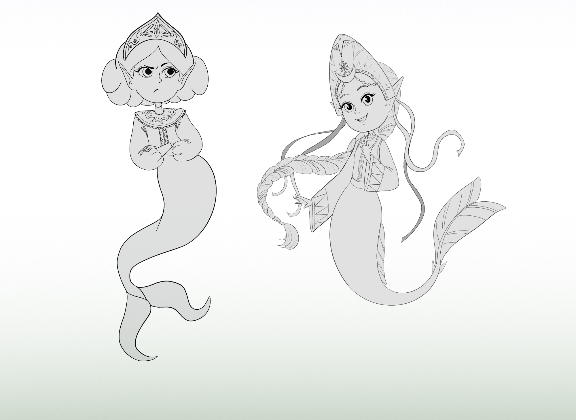 Mermay. Русские сказки. — Изображение №6 — Иллюстрация на Dprofile