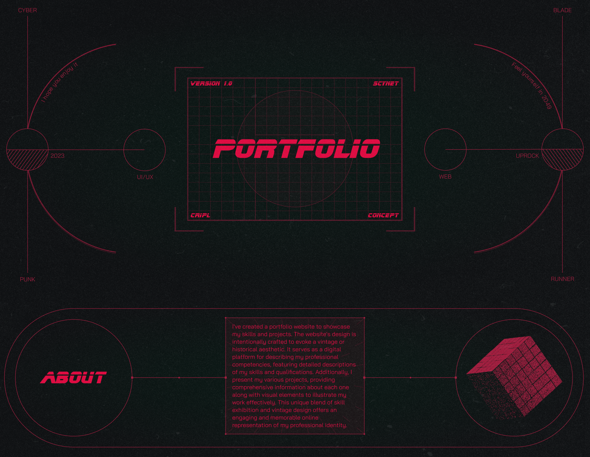 Portfolio | Design Concept — Изображение №1 — Интерфейсы, Графика на Dprofile