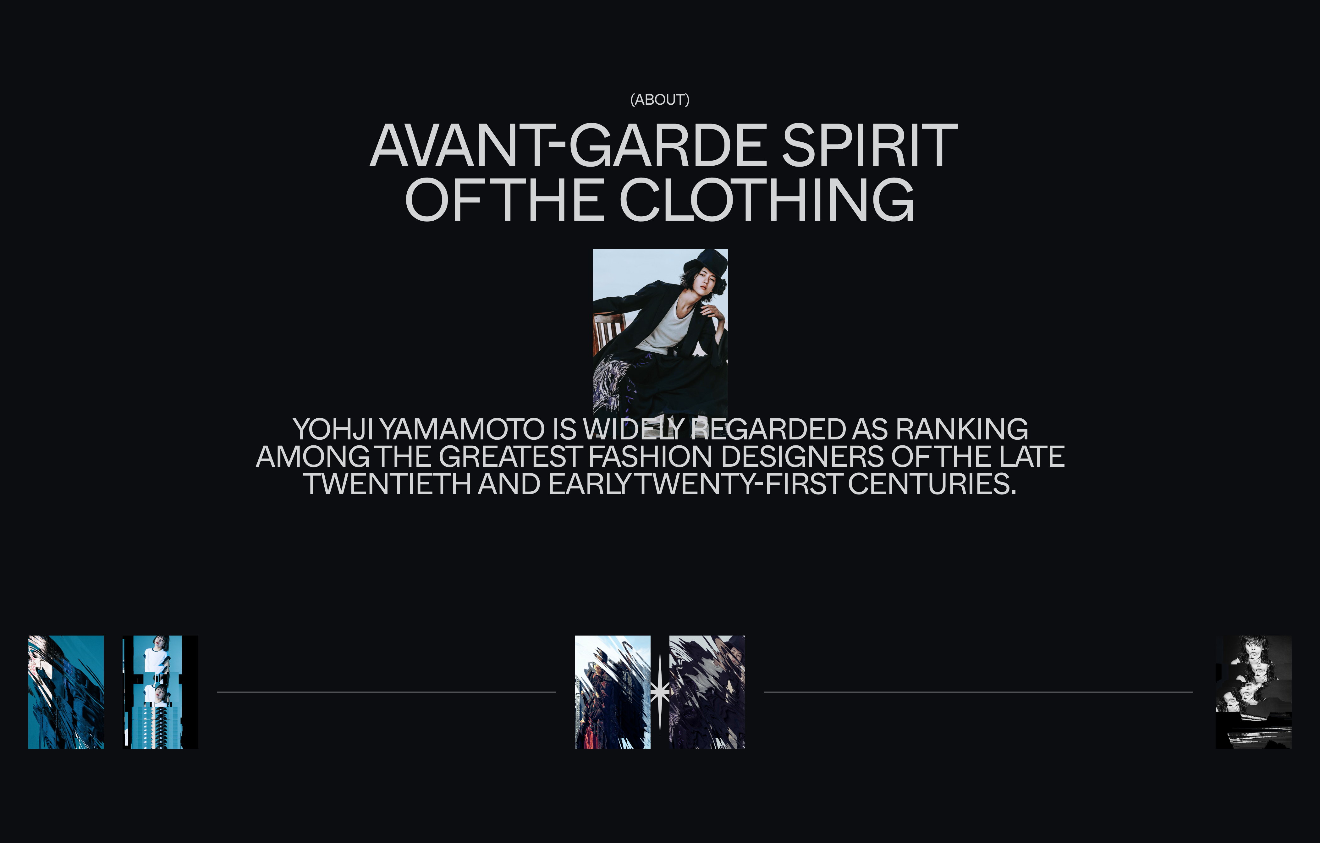 Yohji Yamamoto | E-commerce — Изображение №2 — Интерфейсы на Dprofile