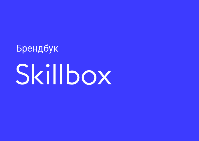 Брендбук Skillbox — Изображение №1 — Брендинг, Иллюстрация на Dprofile