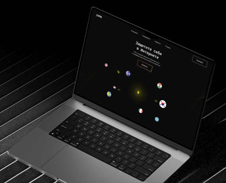 iVPN — Landing page for VPN service — Интерфейсы на Dprofile