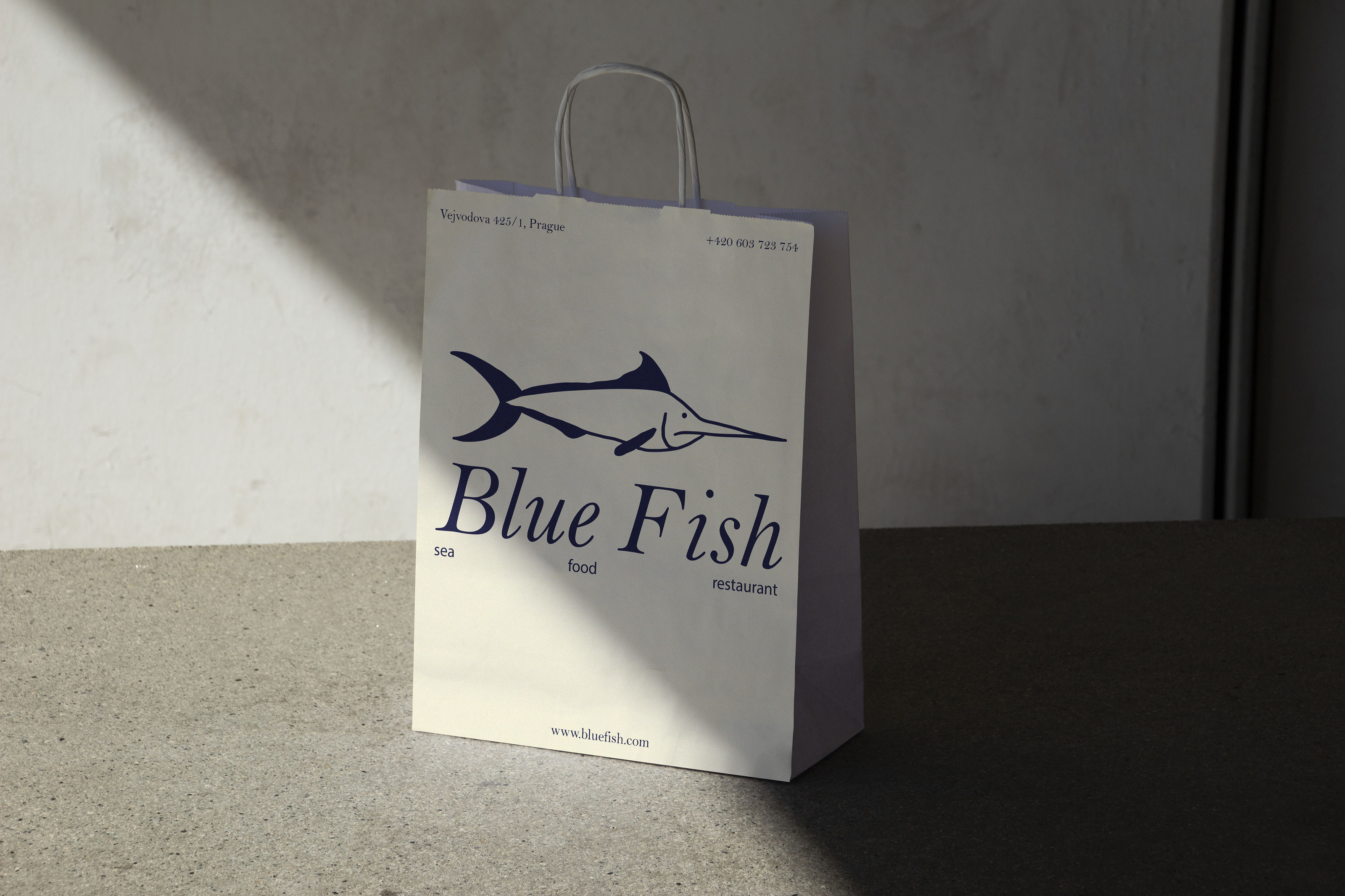 Blue Fish | ресторан — Изображение №2 — Брендинг, Графика на Dprofile