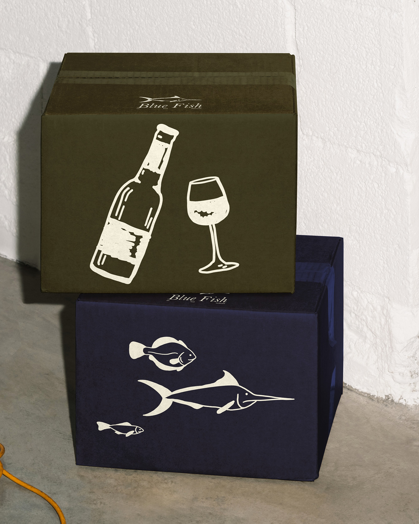 Blue Fish | ресторан — Изображение №13 — Брендинг, Графика на Dprofile