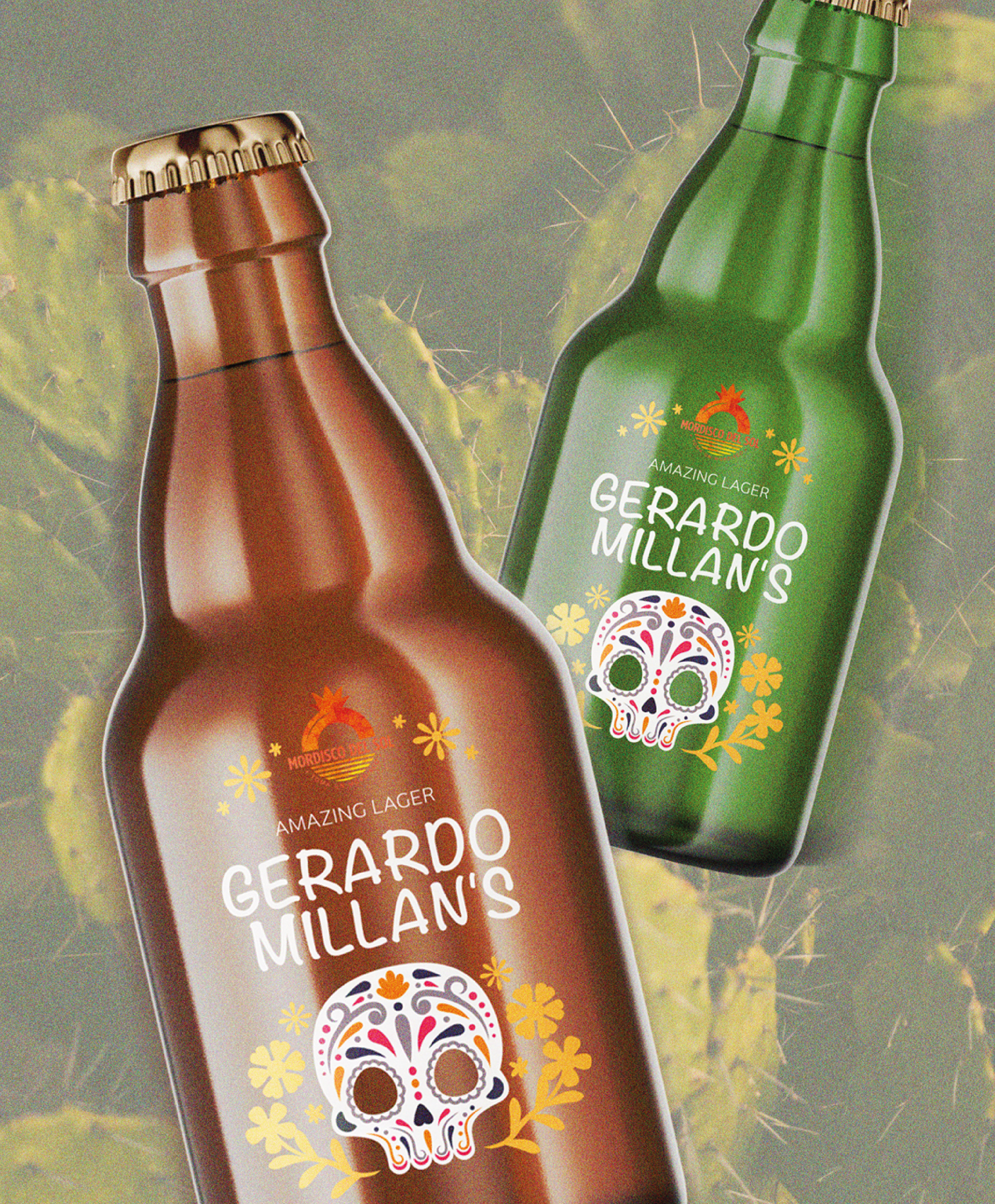 Packaging for Mexican beer/ дизайн упаковки — Изображение №3 — Брендинг, Иллюстрация, Графика на Dprofile