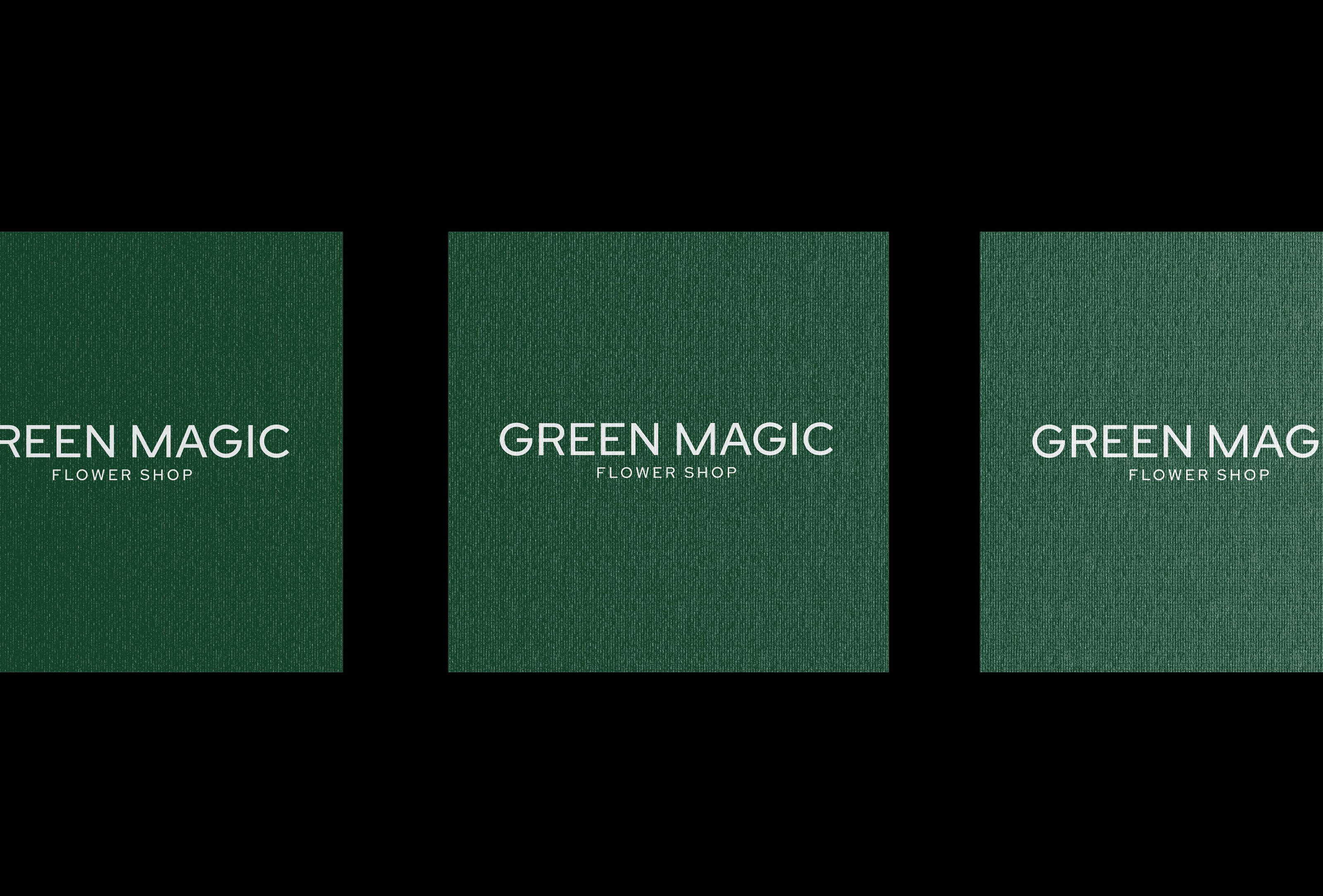 Green Magic flower shop Brand Identity — Изображение №6 — Брендинг на Dprofile