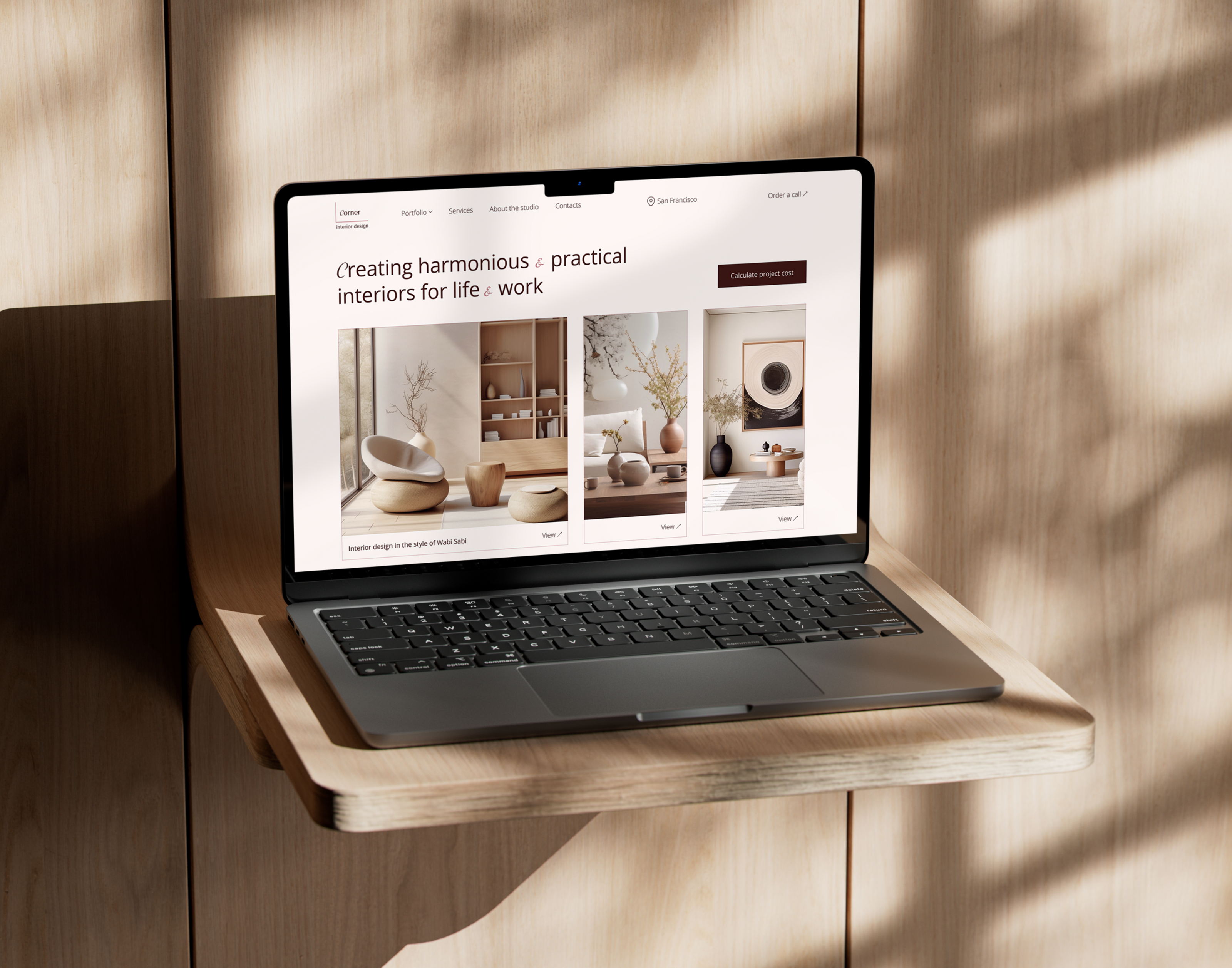 Website for the interior design studio / UI UX — Изображение №6 — Интерфейсы, Анимация на Dprofile