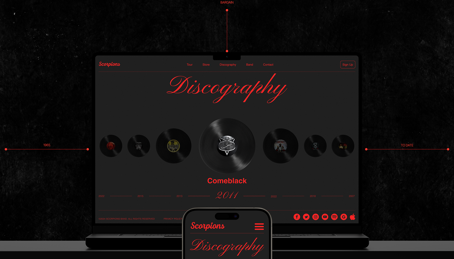 SCORPIONS | UX/UI | REDESIGN | GESTALT — Изображение №5 — Интерфейсы на Dprofile