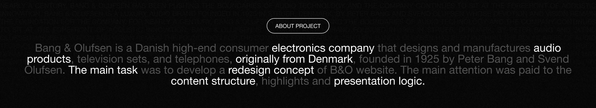 Bang&Olufsen | E-commerce — Изображение №2 — Интерфейсы на Dprofile