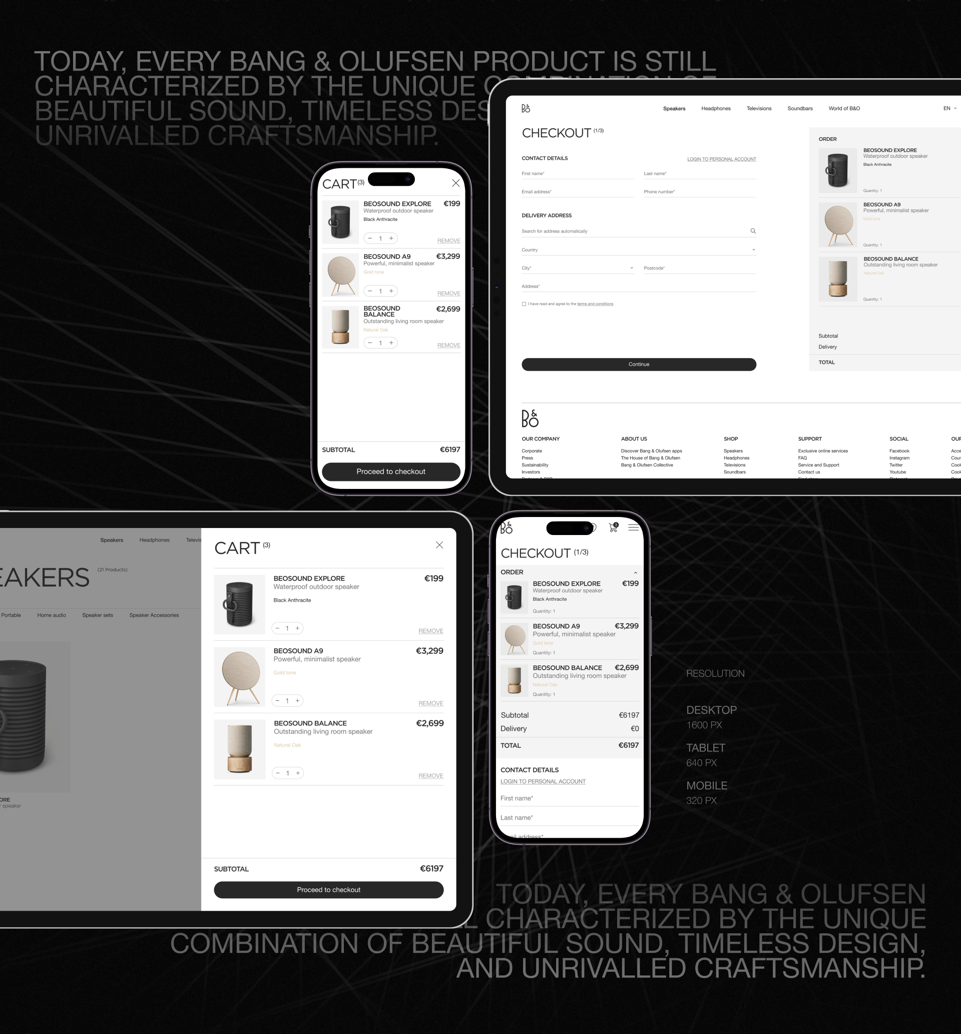 Bang&Olufsen | E-commerce — Изображение №6 — Интерфейсы на Dprofile