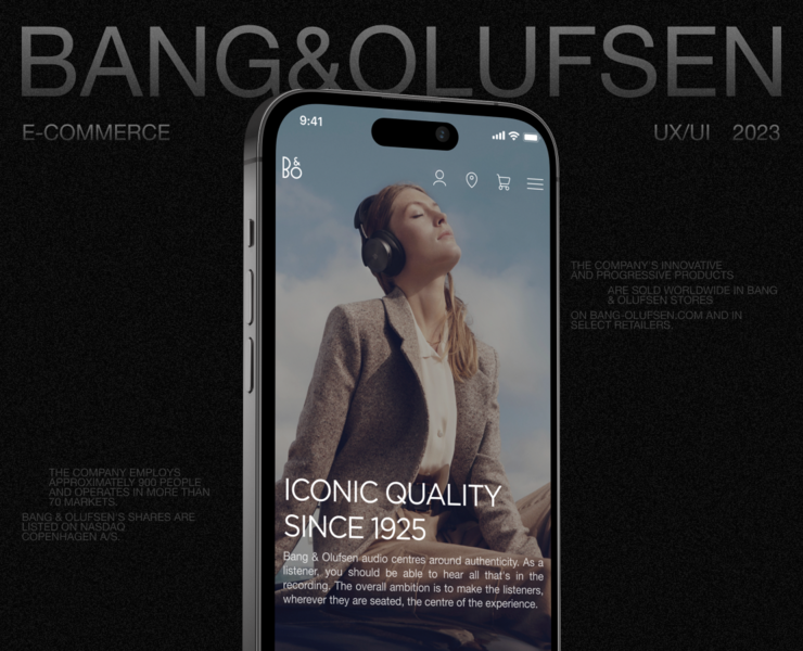 Bang&Olufsen | E-commerce на Dprofile